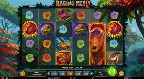 Raging Rex 3 slot free play demo game .